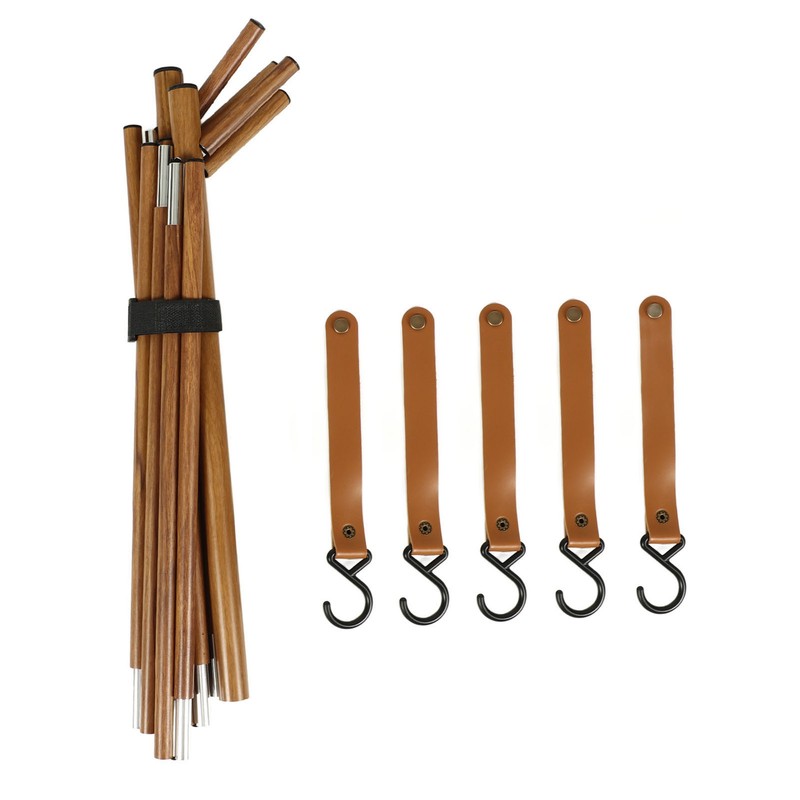 Camping Hanging Rack Portable Foldable Tripod Shelf for Light Tools