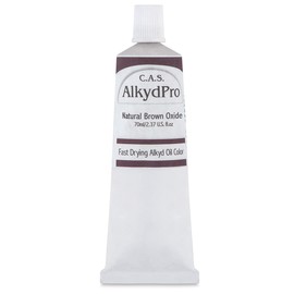 C.A.S. Paints AlkydPro Fast-Drying Oil Color Paint Tube, 70ml, Natural Brown Oxide