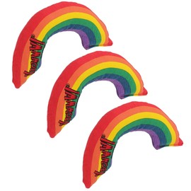 AB Tools 3PK Yeow Interactive My Cat Kitten Rainbow With Catnip Cat Toy Play Toy Cat Gift