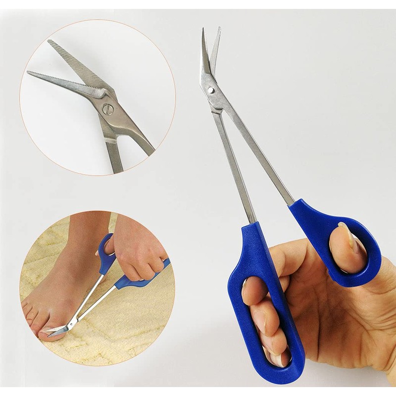 Long Handle Toenail Scissors for Adult Seniors & Easy Reach