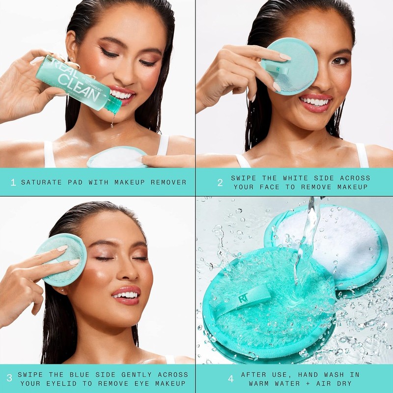 Real Techniques Almohadillas desmaquillantes Real Clean