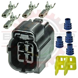 Ballenger Motorsports - 4 - Way Econoseal J Series Plug Kit, Black