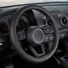 SEG Direct Black Car Steering Wheel Cover Small Size 14-14.25