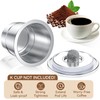 CAPMESSO 20 Pack Rubber Gasket for Reusable K Cups Refillable