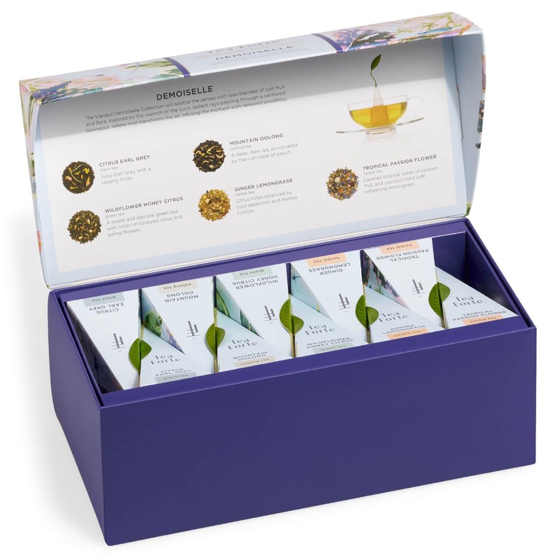 Tea Forte Assorted Black Tea Presentation Box Tea Gift Set