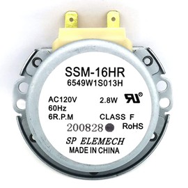 [6549W1S013H Motor OEM Mania] 6549W1S013H (=6549W1S013D) MDCK0601F New OEM Produced for LG Microwave Turntable Motor Replacement Part