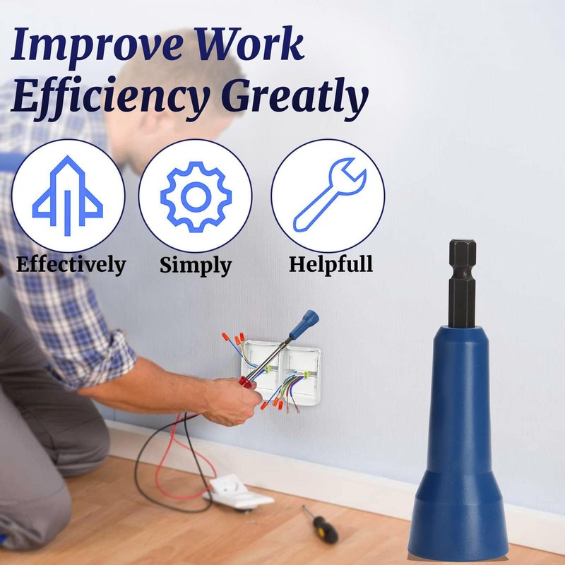 Wire Twisting Tool, Wire Nut Spin Wire Connector Socket Wire