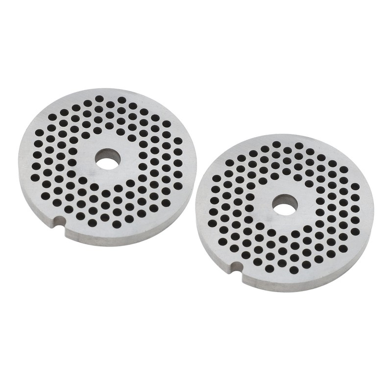 Stainless Steel Meat Grinder Plate Discs Blades Replacement 3mm Round