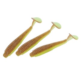 RUNCL Swimbaits Paddle 10/20/30/40PCS, 5/4/3/2 Inchs Paddle Tail, Soft Lure for Trout Crappie Bass, Durable Plastic Bait Swimmer for Saltwater/Freshwater, Fishing Lover's Gift