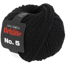 LANA GROSSA Brigitte No. 5 | Double Twisted Merino Wick Yarn | Hand Knitting Yarn Made of 100% Virgin Wool (Extra Fine Merino) | 50 g Wool for Knitting and Crocheting | 75 m Yarn