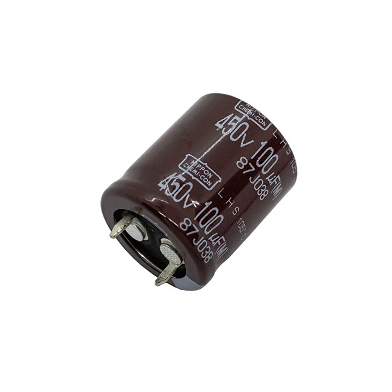 Elko Capacitor Radial 100µF 450V | Snap-in Electrolytic Capacitor up