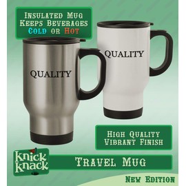 #intolerance - 14oz Stainless Steel Travel Mug, Silver