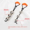 Men's Stainless Steel Exercise Ring with Ball Accessory-ushlF39(4, 3.5cm)