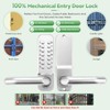ANNFUZ Single Sided Keypad Door Lock Lever, Mechanical Keyless Entry