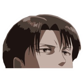 5” Levi Ackerman Attack on Titan Anime Peeker Decal Sticker