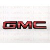 Auto Front & Rear GMC Black Red OVERLAY Emblem Badge