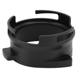 54mm Coffee Portafilter Dosing Funnel Aluminum Alloy Rotatable Dosing Funnel Coffee Machine Accessories Black