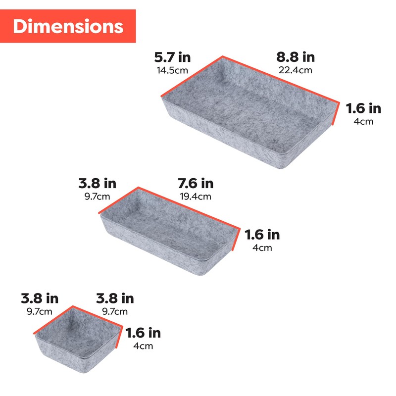 Rajas Goods Drawer Organizer Compatible with Ikea Alex Drawer Unit,