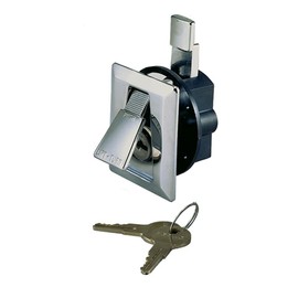 Perko 0922DP0CHR Chrome-Plated Non-Locking Flush Latch for 1-5/8" Hole (No Keys)