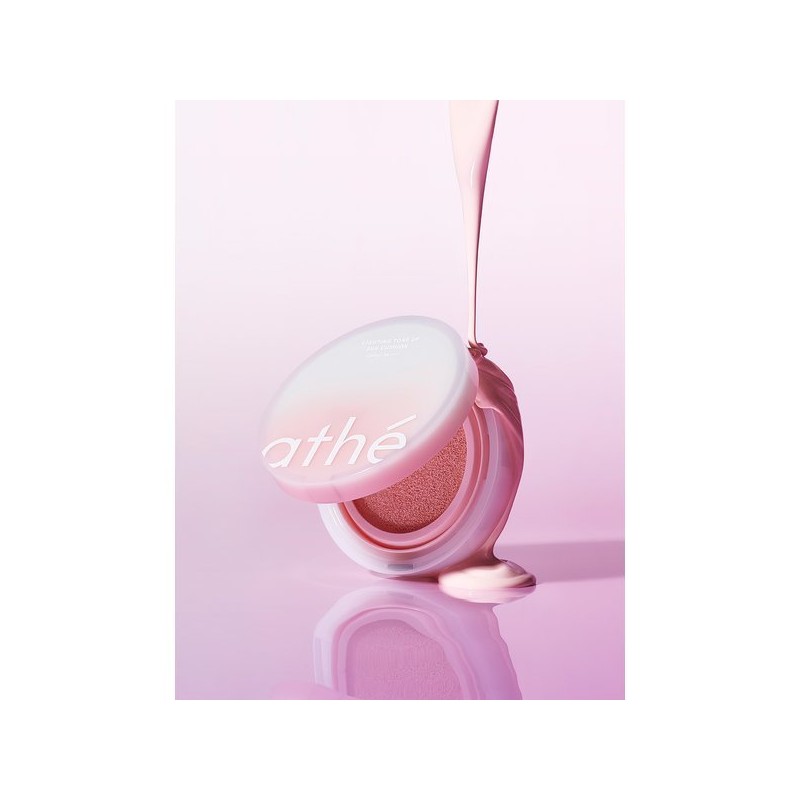 Attee (아떼뷰티)아떼 비건 릴리프 라이팅 톤업 선 쿠션 톤 코렉팅