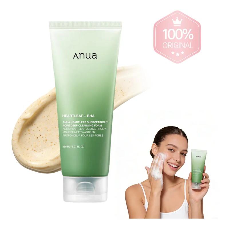 Anua Espuma Facial Heartleaf Quercetinol Purificante 150ml