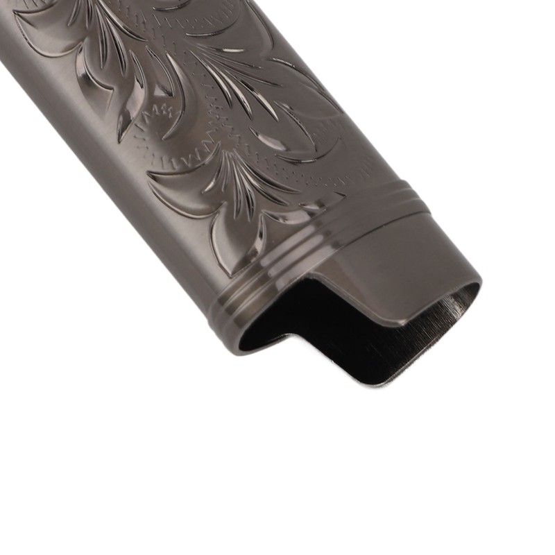 2PCS Torch Lighter Case Vintage Zinc Alloy Eye Catching Long