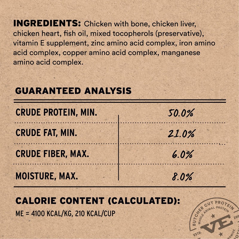 Vital Essentials Freeze-Dried Raw Chicken Crunchy Mini Nibs | Complete