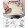 Kootek Aluminium Cake Turntable Set, Baking Tools with Revolving 12"