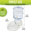ZONETECH Pet Water Dispenser- Premium Quality Durable Self-Dispensing Gravity 3.7