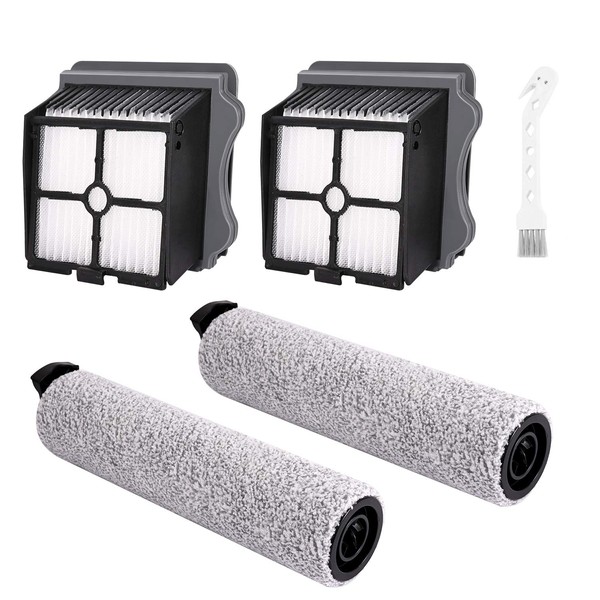LesinaVac Replacement Brush Roller and Vacuum Filter Compatible with iFloor