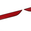 Rear Bumper Reflector, 1495817 00 C, 1 Pair Upper Reflector