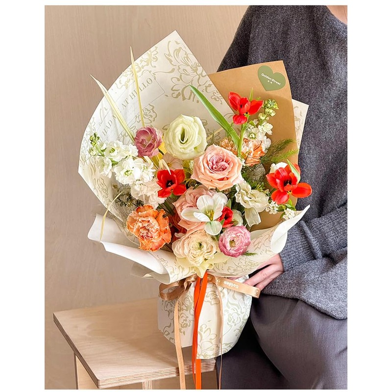 DWUENT Scented Drawler Liners - 10 Sheets Fragrant Kraft Paper