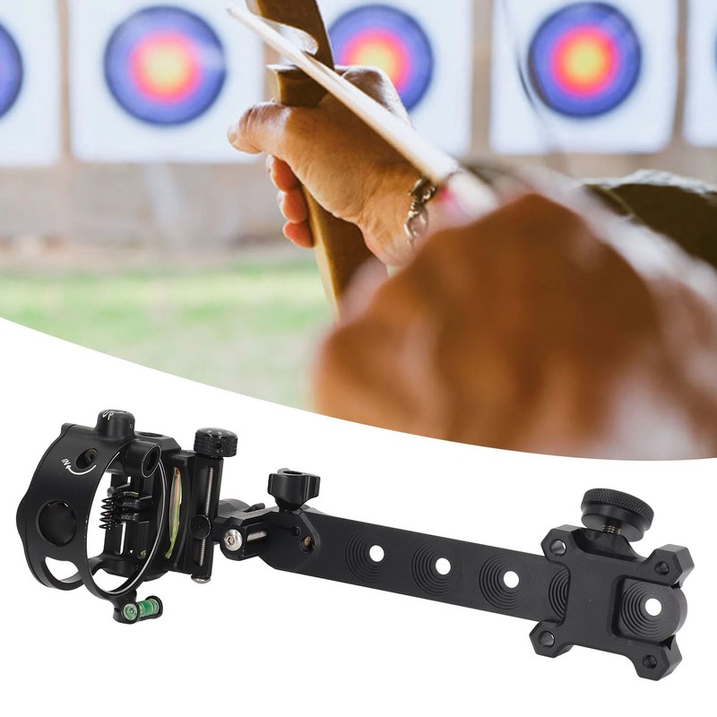 Bow Target Sight 5 Pins with Retina Function Aluminium Alloy