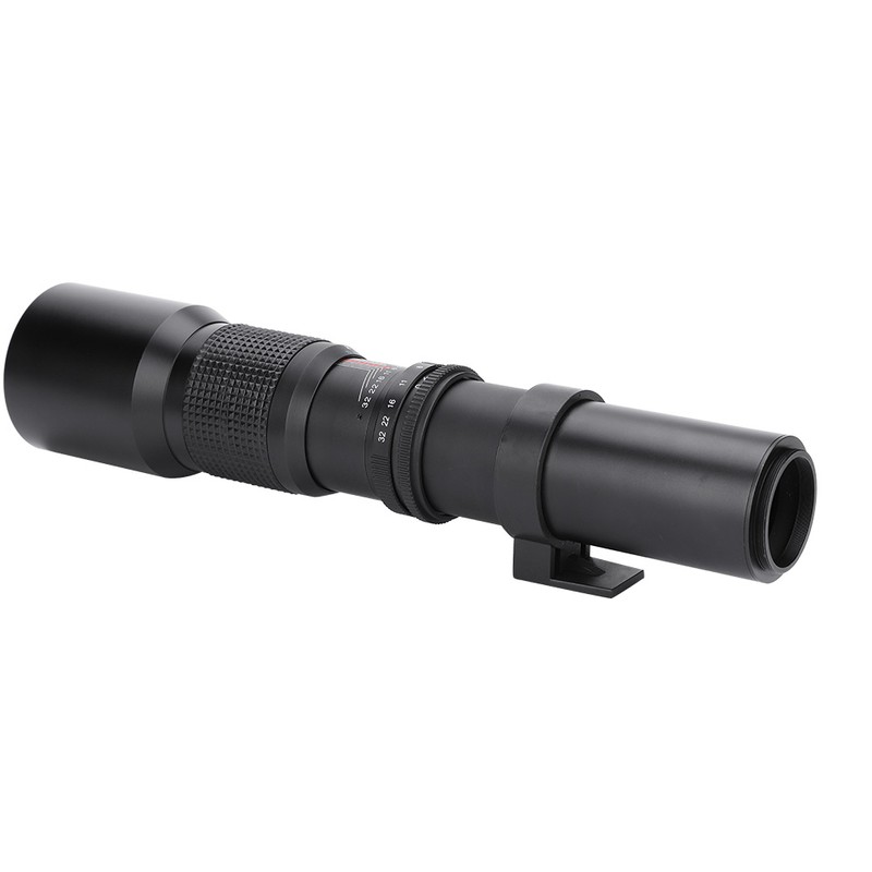 500mm F8-F32 Manual Fixed Focus DSLR Telephoto Lens for Nikon