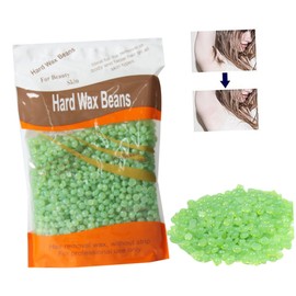 Beavorty Depilatory Hard Wax Beans 300g Green Tea Tree Wax Beads No Painful Hair Removal
