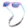 COCOSAND Polarized Baby Sunglasses with Strap Soft Flexible UV Protection