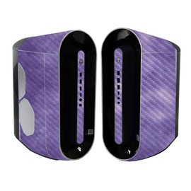 MightySkins Carbon Fiber Skin Compatible with Alienware Aurora R11 Gaming Desktop - Purple Airbrush | Protective, Durable Textured Carbon Fiber Finish | Easy to Apply | Made in The USA