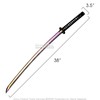 Munetoshi 40.5” Nirvana Rainbow Katana Samurai Sword 1045 Steel Functional