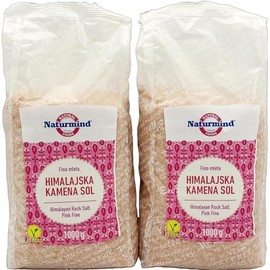 Pure and Natural Himalayan Salt - 500g | Premium Quality Healthy Choice | Versatile Use | Ethically Made Resealable Bag | Perfect for Cooking, Seasoning and More (500g, 2 Pack)