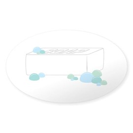 CafePress Bar of Soap Sticker Sticker (Oval 50 pk)