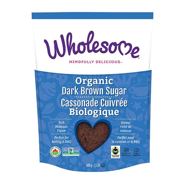 Wholesome Organic Dark Brown Sugar 680g