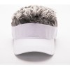 Gorra Con Visera Para Personas, Pelo Corto, Divertida, Peluc
