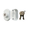 Ideal Security Keyed Deadbolt for Storm and Screen Doors, White