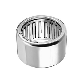 Kozelo 1pcs HK2016 Needle Roller Bearings - [20mm Bore Dia x 26mm OD x 16mm Width] Drawn Cup Open End for Agricultural Construction Equipment, GCr67