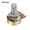 sourcing map WH148 20K Ohm Variable Resistors Single Turn Rotary