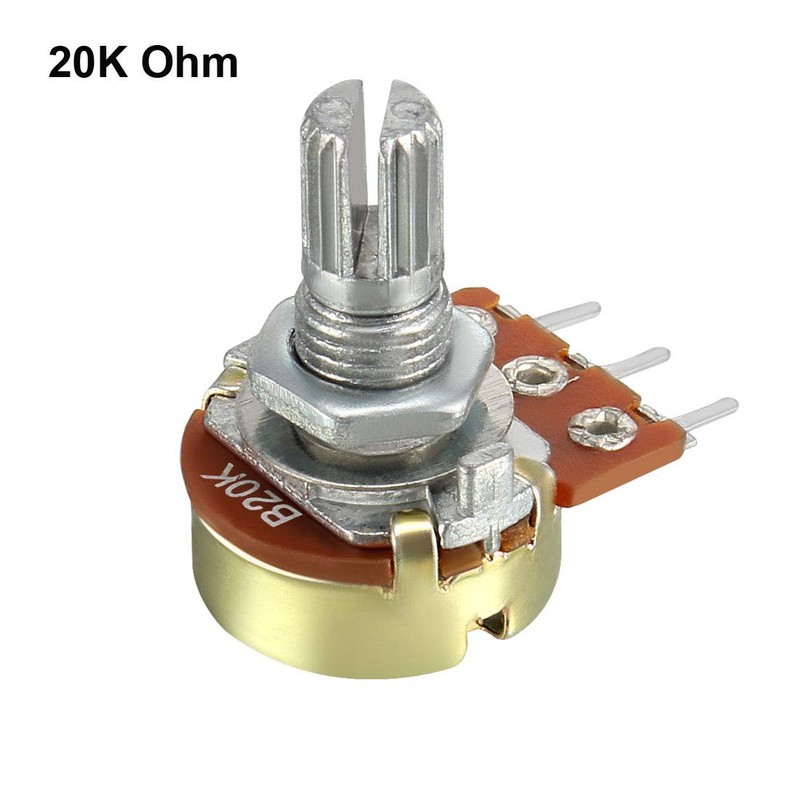sourcing map WH148 20K Ohm Variable Resistors Single Turn Rotary