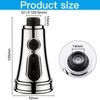 Xrten Kitchen Faucet Head Replacement - 3 Function Sprayer Nozzle