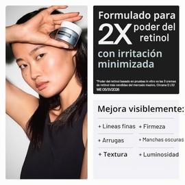 Neutrogena - Crema hidratante facial Rapid Wrinkle Repair Retinol, crema antienvejecimiento con retinol y ácido hialurónico, 1.7 onzas + Limpiador fac