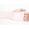 Women Stretchy Long Sleeve Fingerless Gloves (Light Pink)