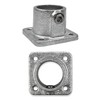 Pipe Connector Type 11 Foot Plate Square Diameter 48.3 mm